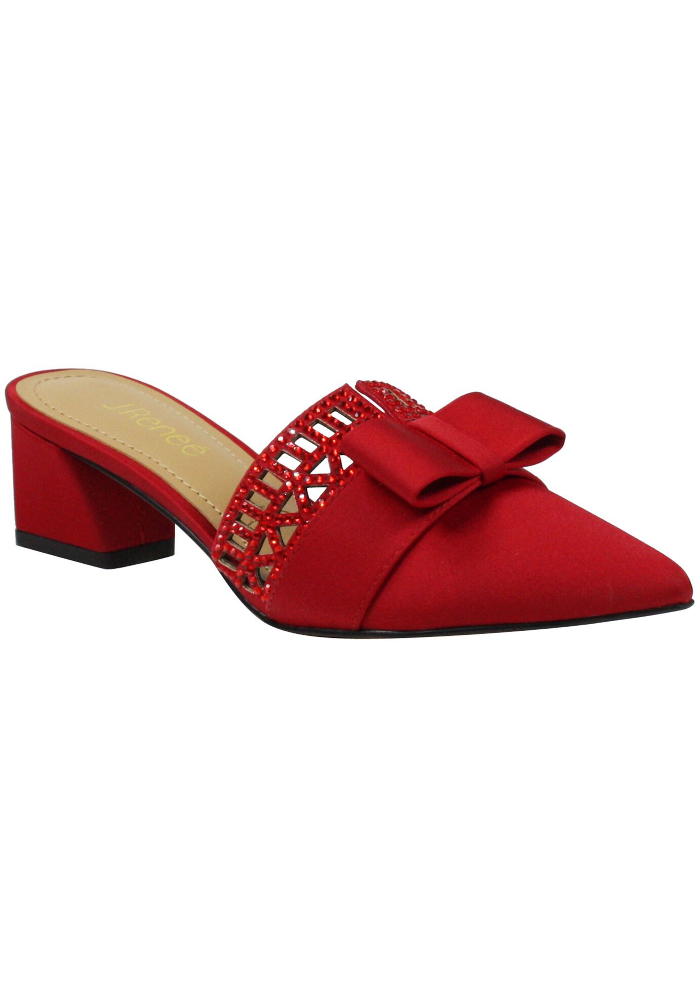 Randa Pumps And Slings , RED SATIN, hi-res image number 0
