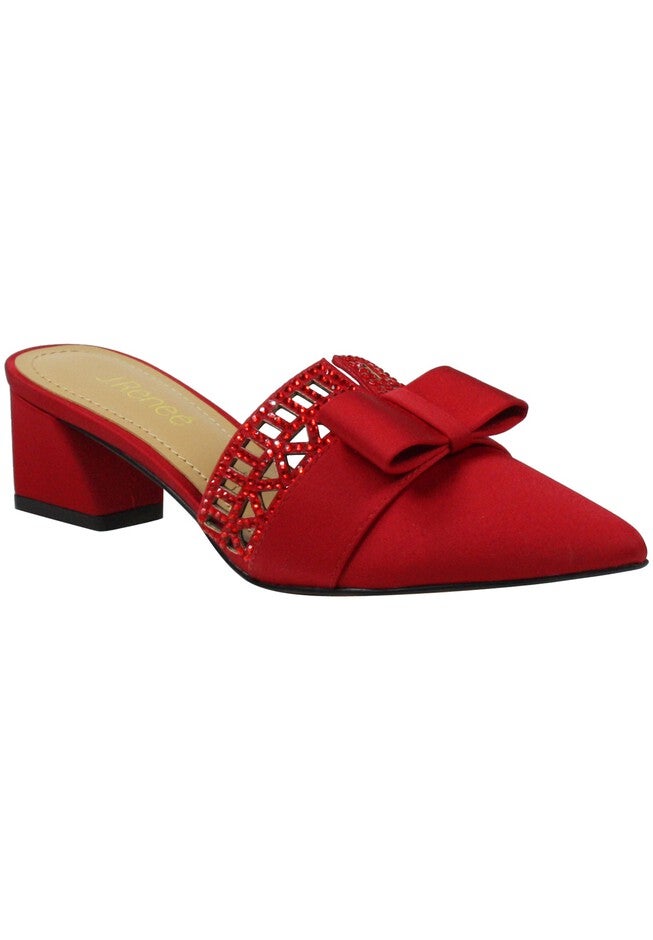 Randa Pumps And Slings , RED SATIN, hi-res image number 0