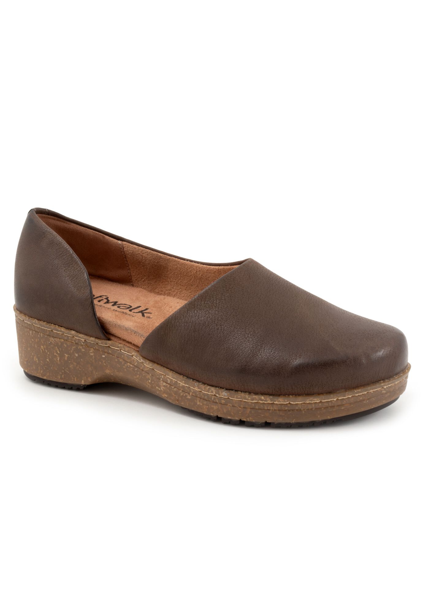 Addie Casual Flat, DARK BROWN NUBUCK, hi-res image number 0