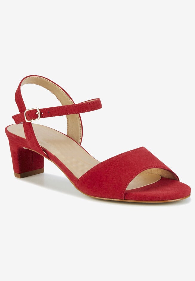 Lydia Sandal, RED SUEDE, hi-res image number 0