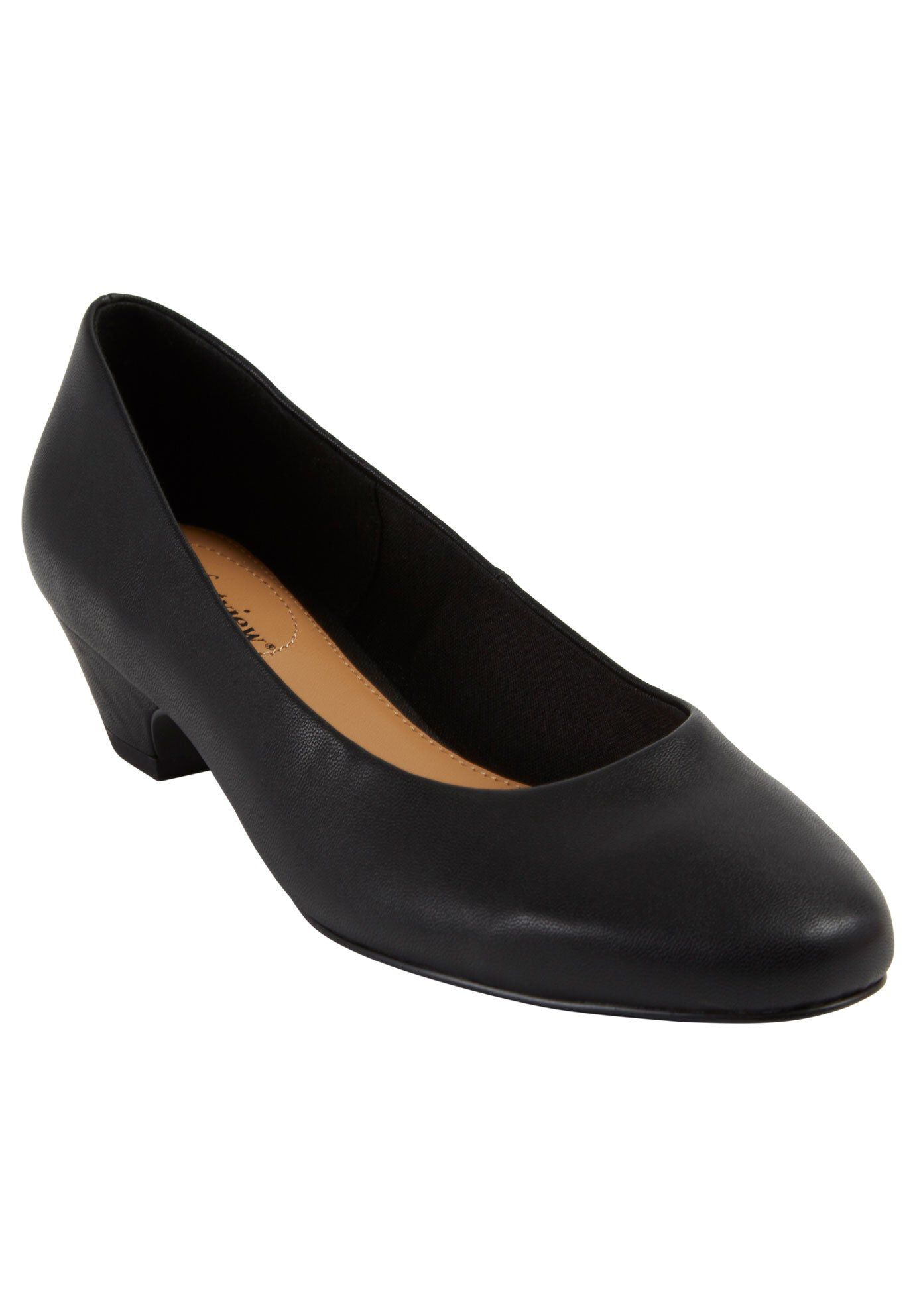The Vida Leather-Like Slip On Pump
