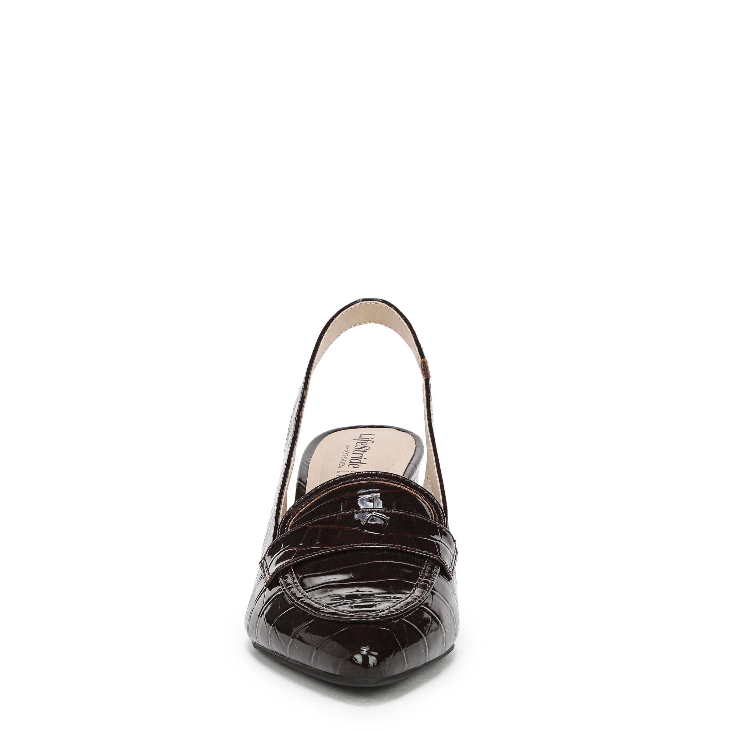 Angel Slingback Pump, DARK CHOCOLATE, alternate image number 4