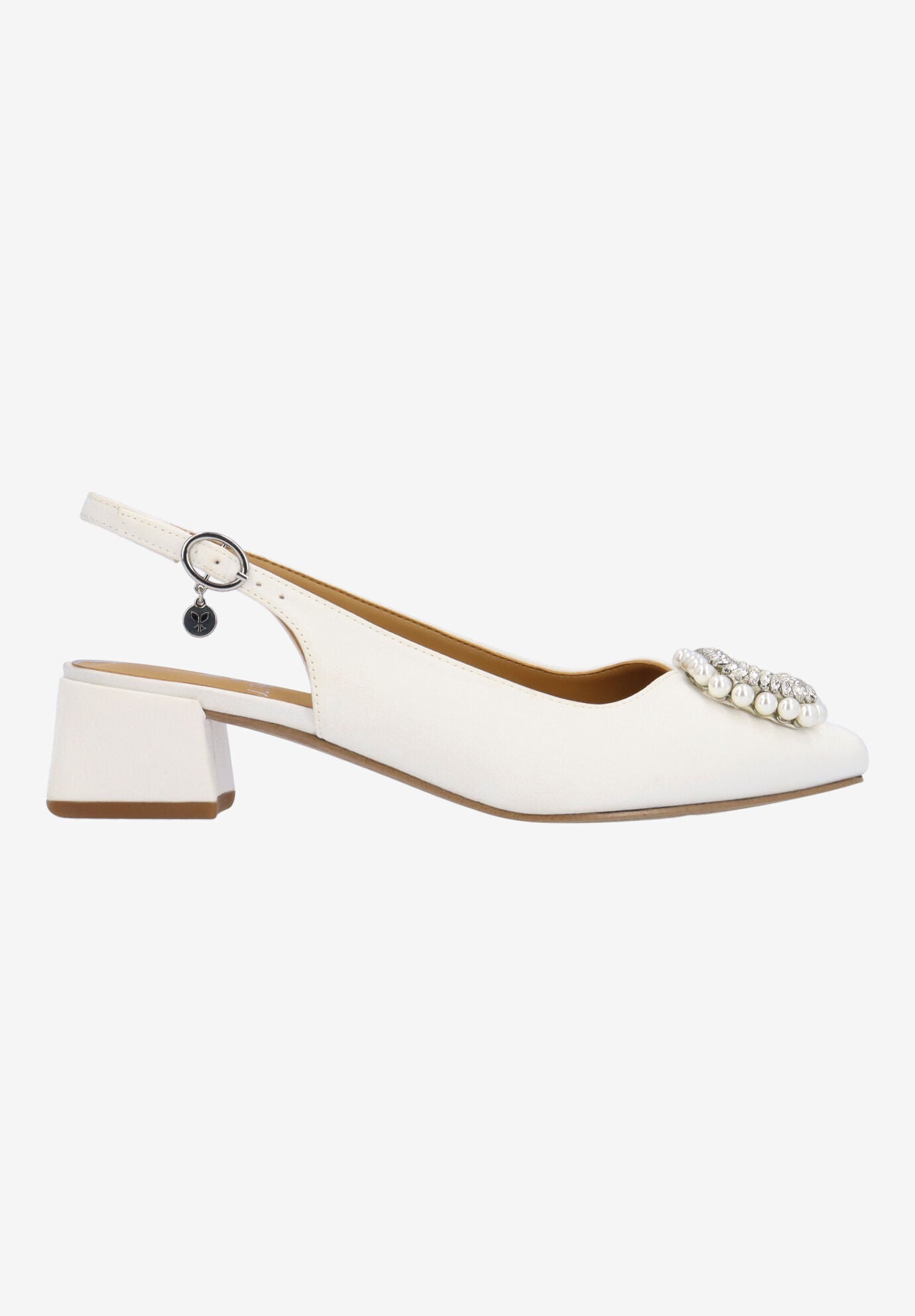Eudora SlingbackPump, WHITE, alternate image number 3