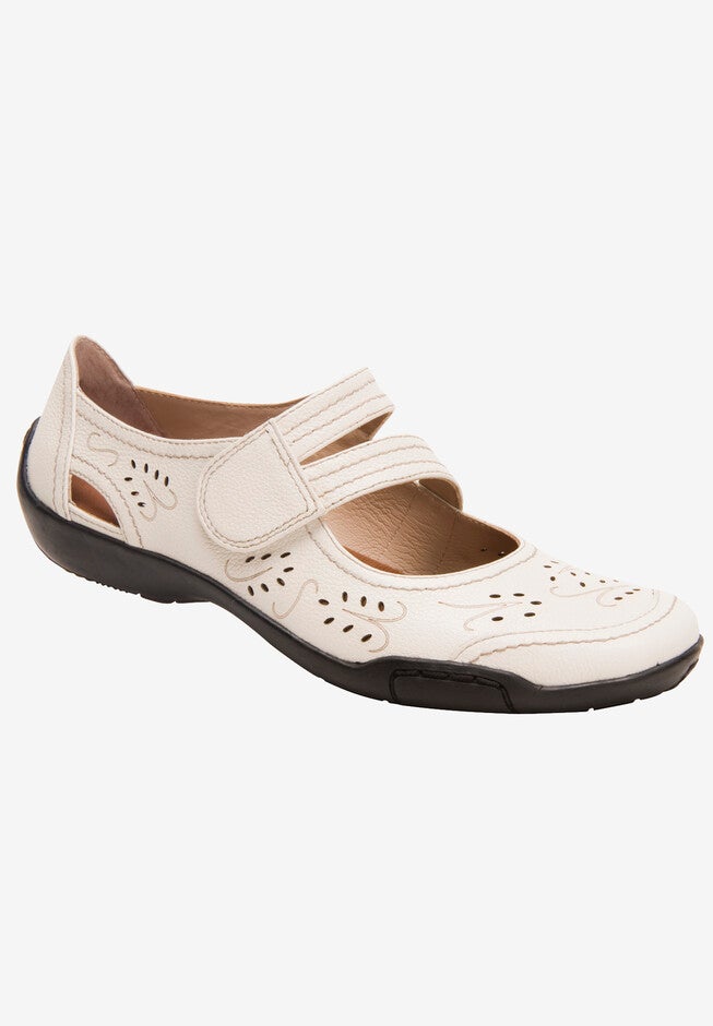 Chelsea Mary Jane Flat, WINTER WHITE, hi-res image number 0