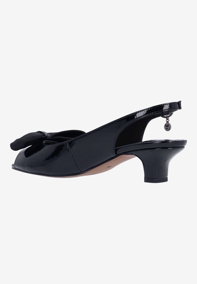 Lirain Slingback Pump, BLACK, on-hover image number 1
