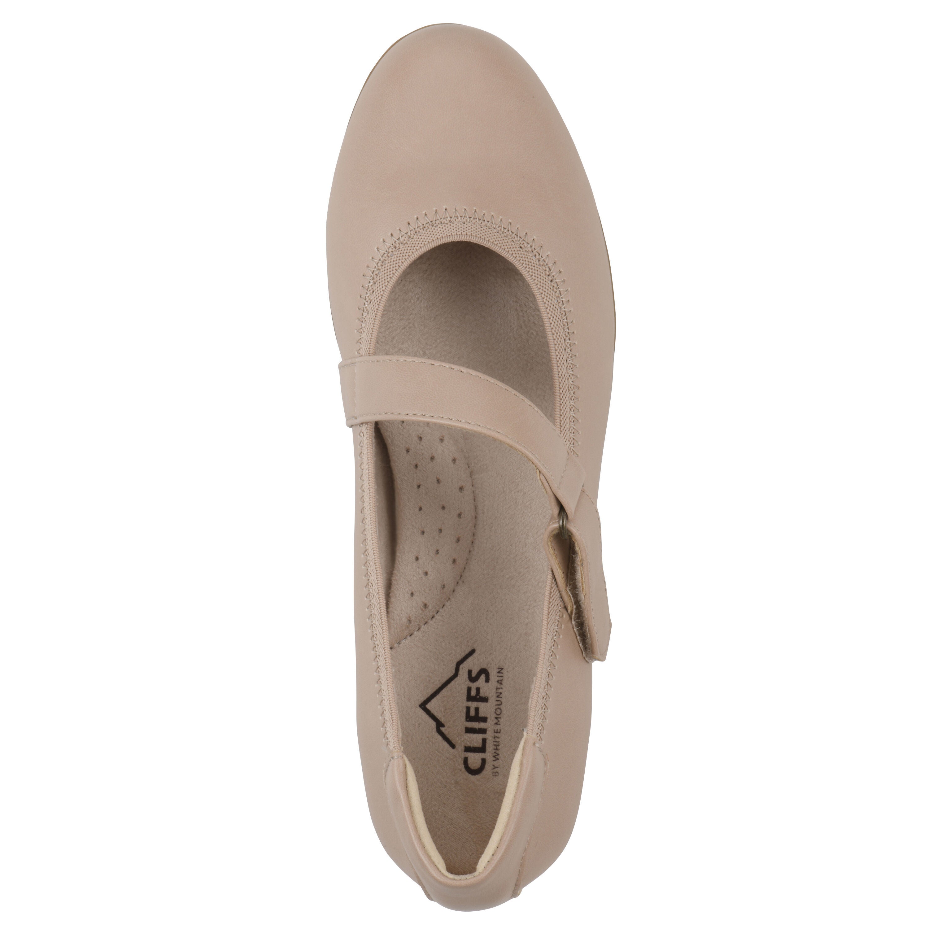 Carwen Ballet Flat, NATURAL SMOOTH, alternate image number 4