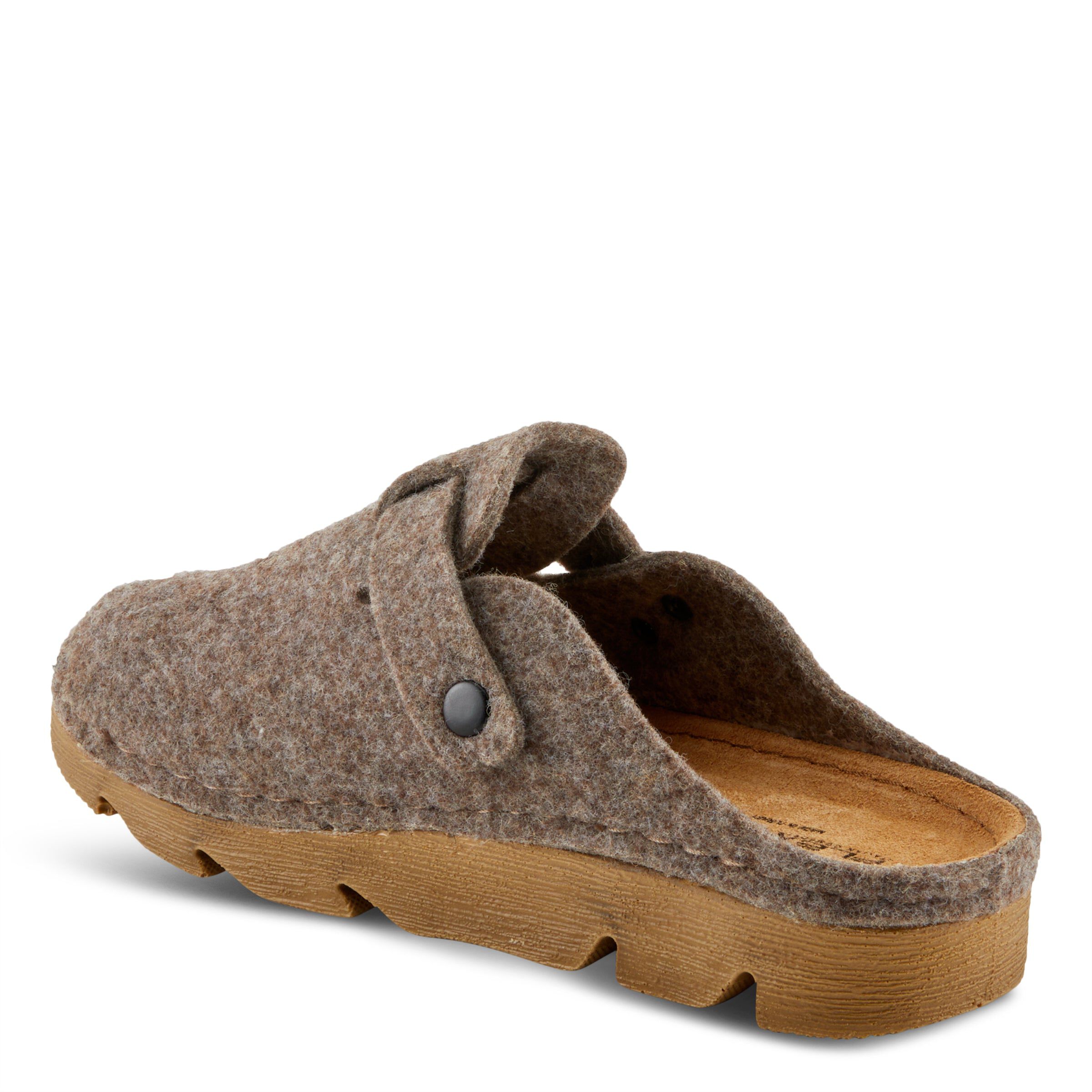Clogger Slippers, LIGHT BROWN, alternate image number 6