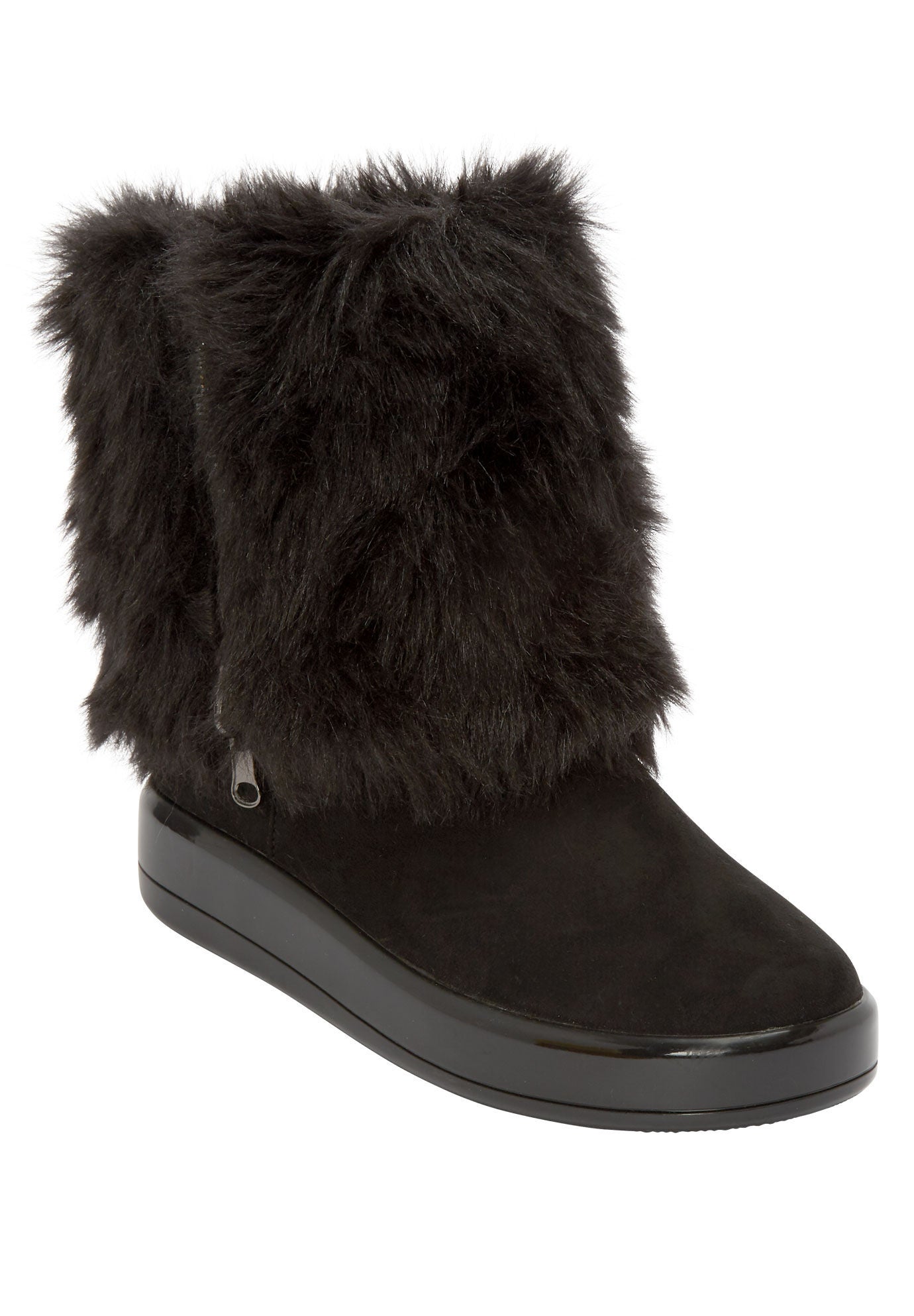 woman within snow boots
