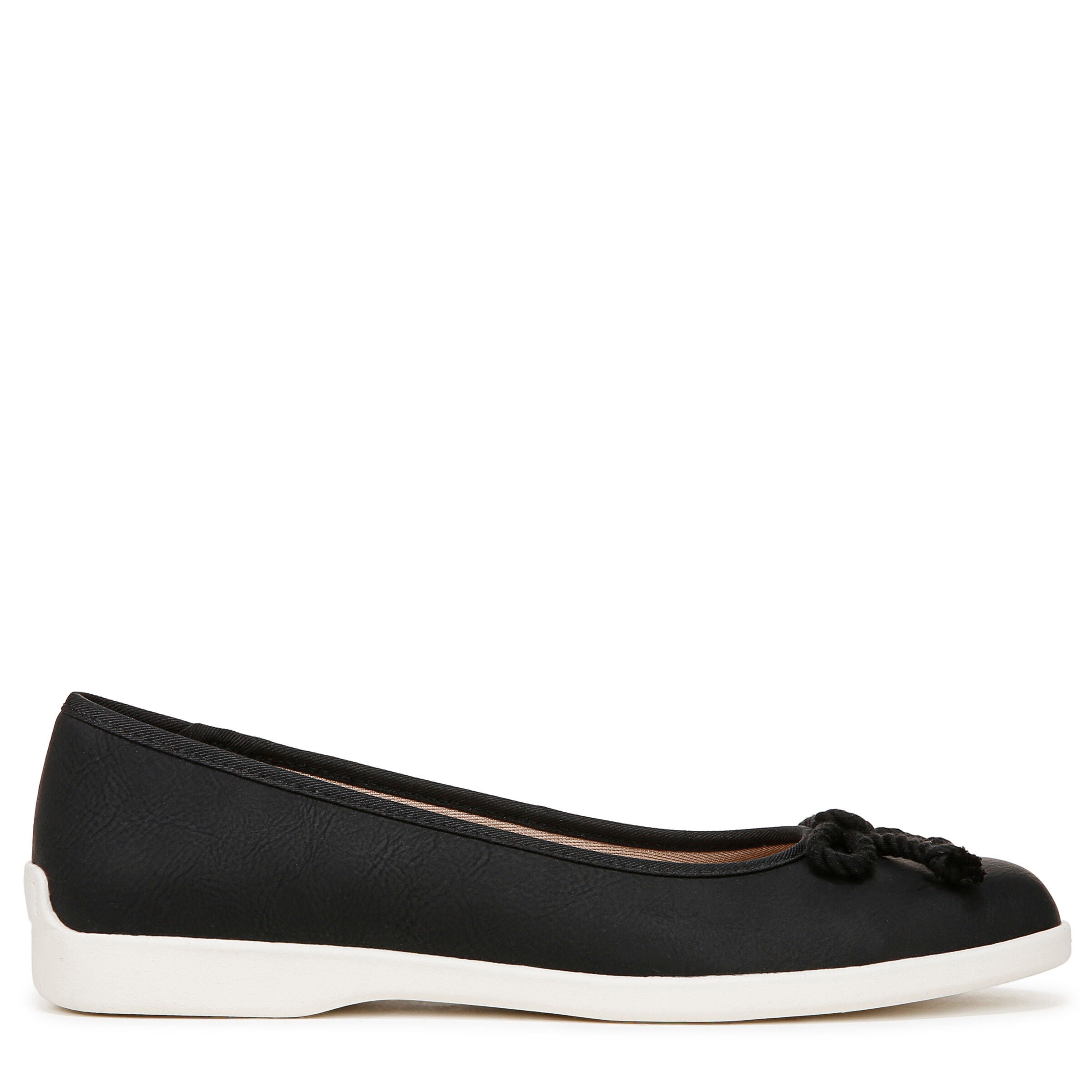 Maura Bow Trim Flat, BLACK, alternate image number 3