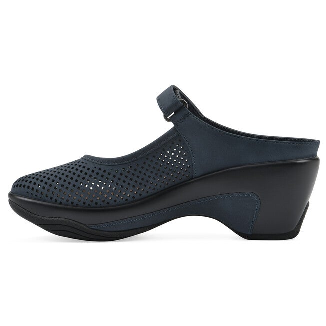 Vinto2 Mary Jane Clog, NAVY SUEDED SMOOTH, alternate image number 3