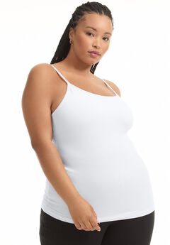 Plus Size White Camis