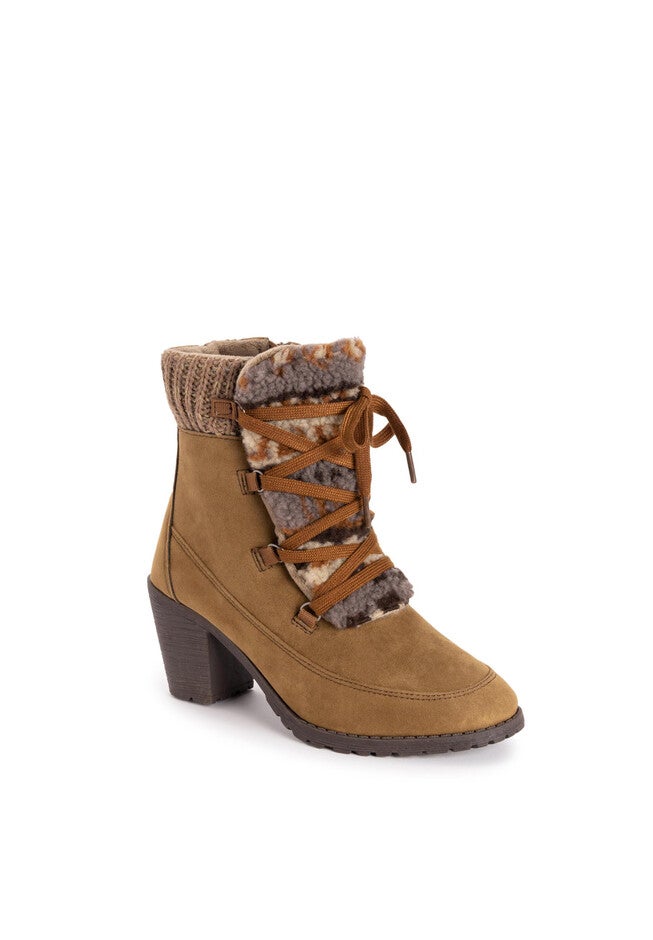 Lacy Lilah Bootie, CHESTNUT, hi-res image number null