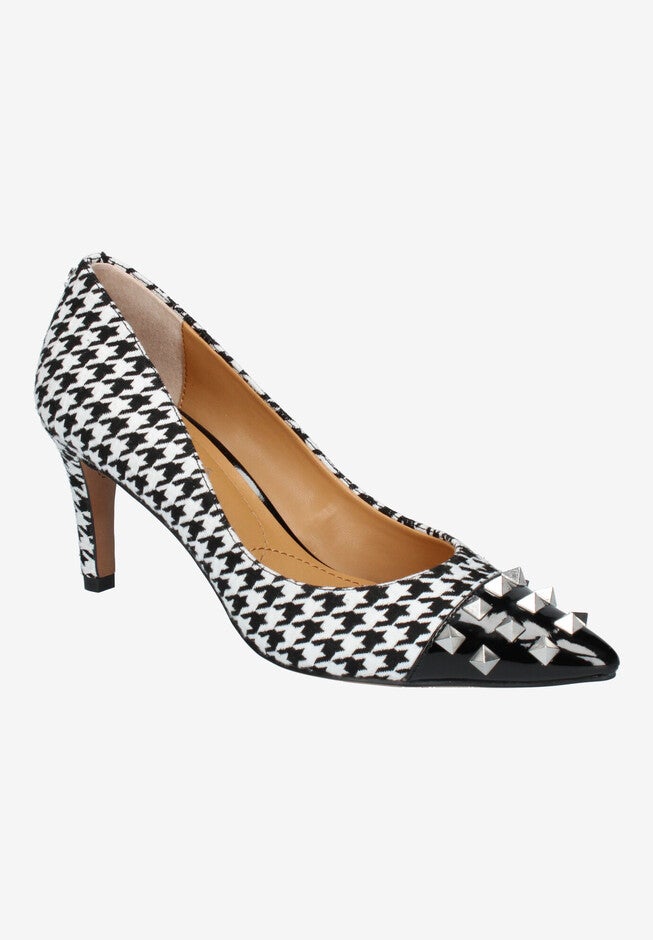 Khinsley Pumps, BLACK WHITE, hi-res image number null