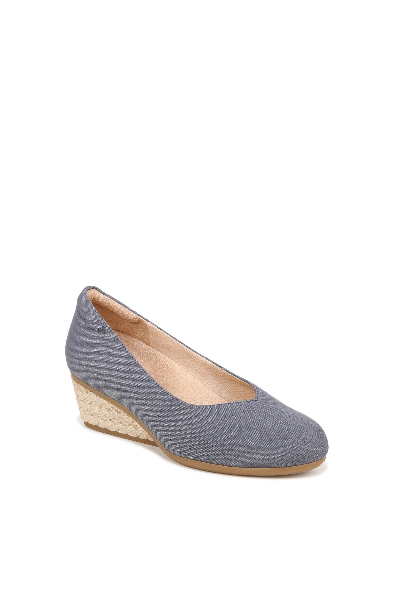 Be Ready Wedge Slip On, BLUE FABRIC, hi-res image number 0