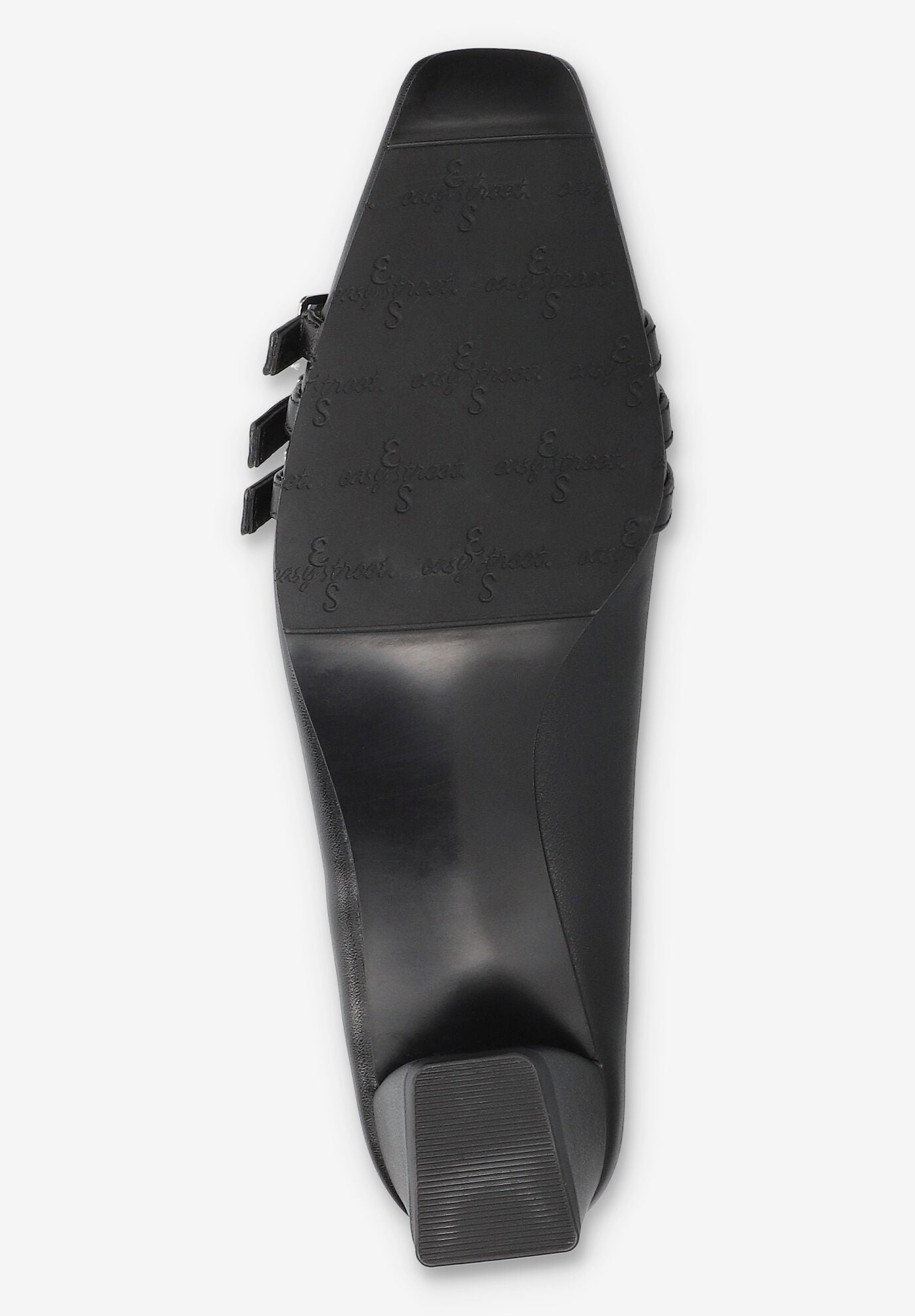 Enya Sqaure Toe Pump, BLACK, alternate image number 5
