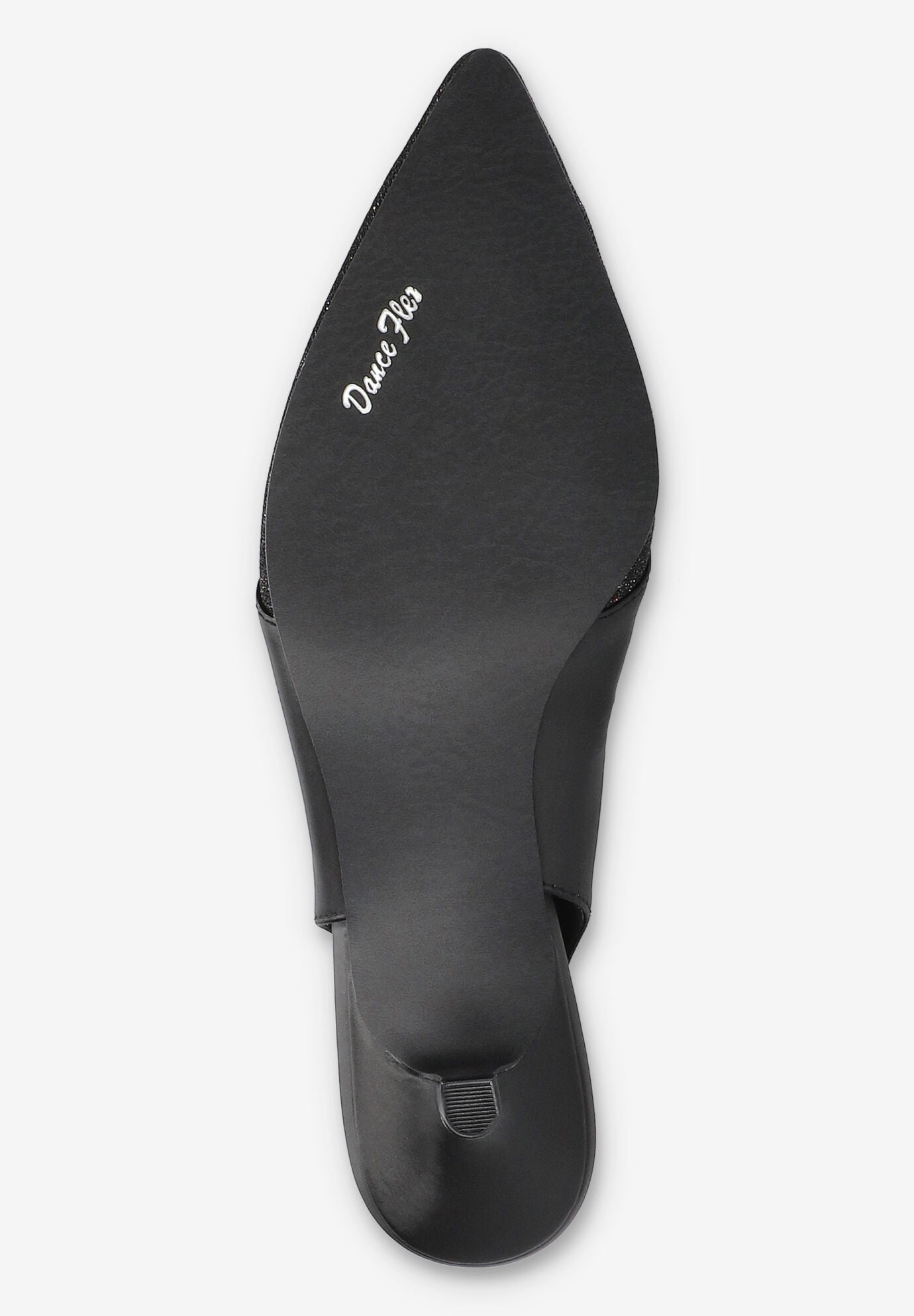 Vivid Slingback Pump, BLACK SATIN, alternate image number 5