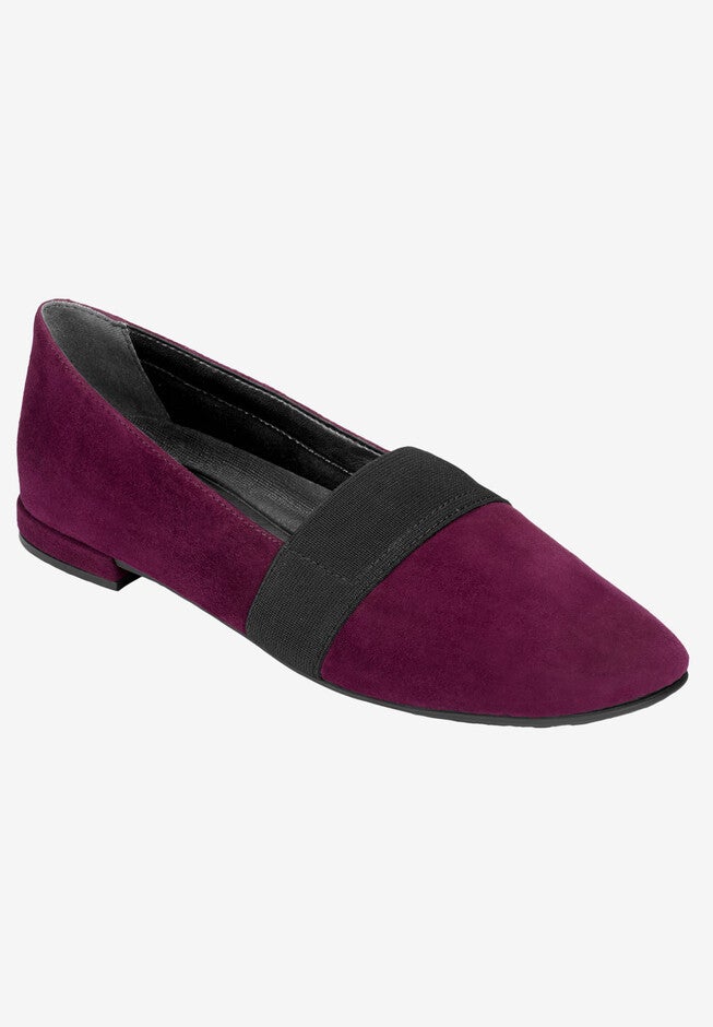 Run Along Flat , PURPLE SUEDE, hi-res image number null