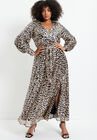 Evyre Side Slit Sequin Dress, , alternate image number null