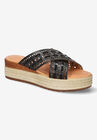 Exa-Italy Sandals, BLACK LEATHER, hi-res image number null