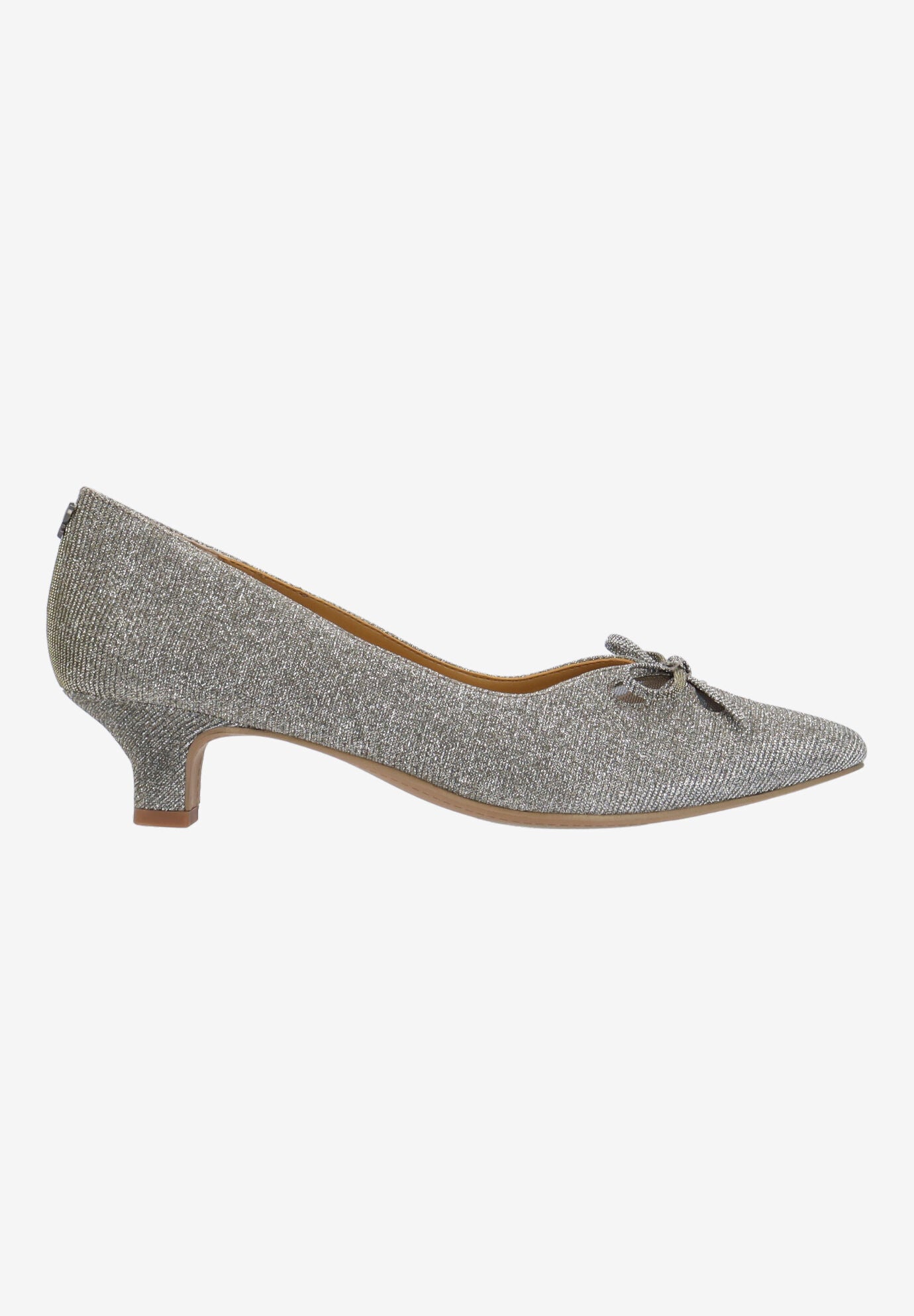 Calinda Slip-On Pump, PEWTER, alternate image number 3