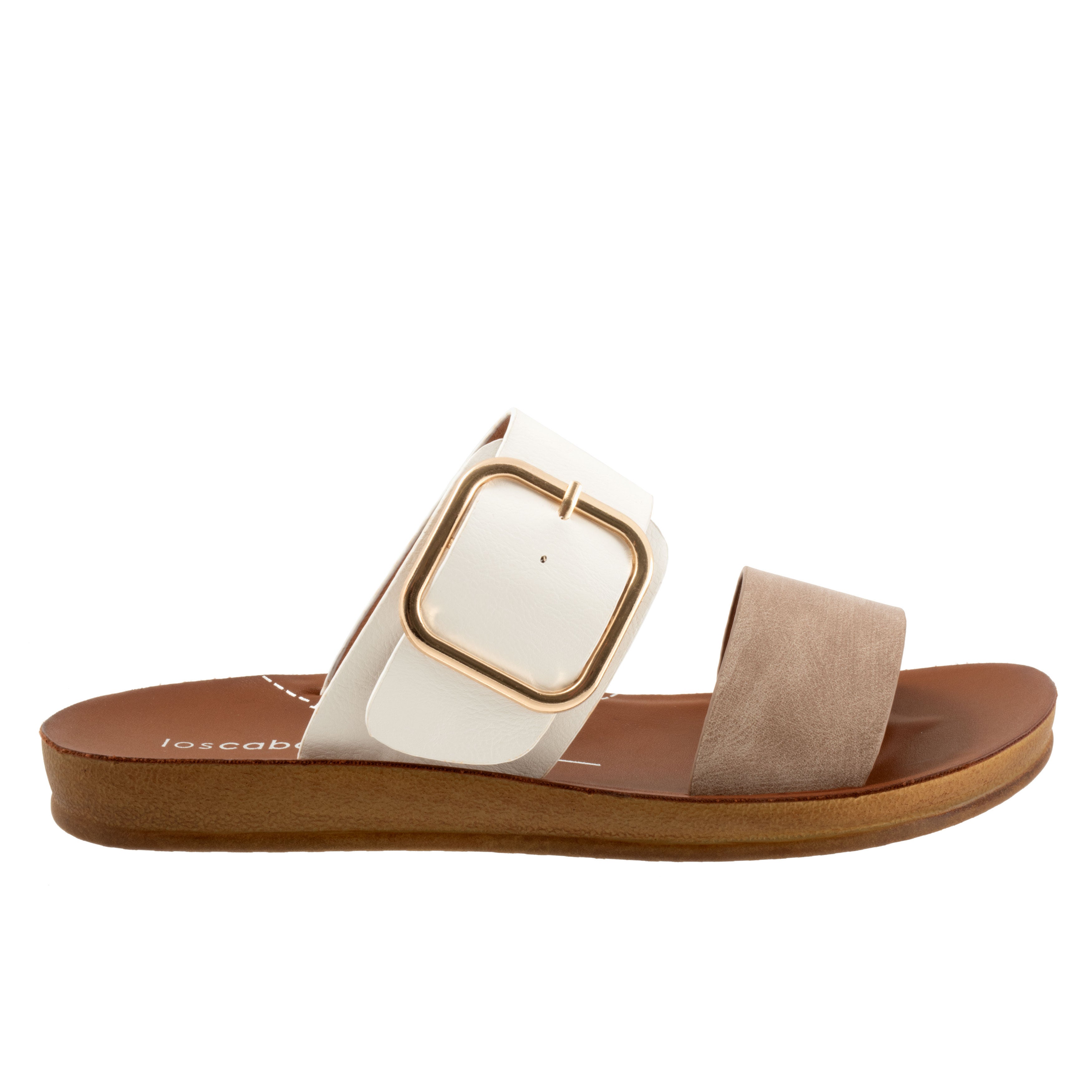 Doti Sandal, TAUPE WHITE, alternate image number 4