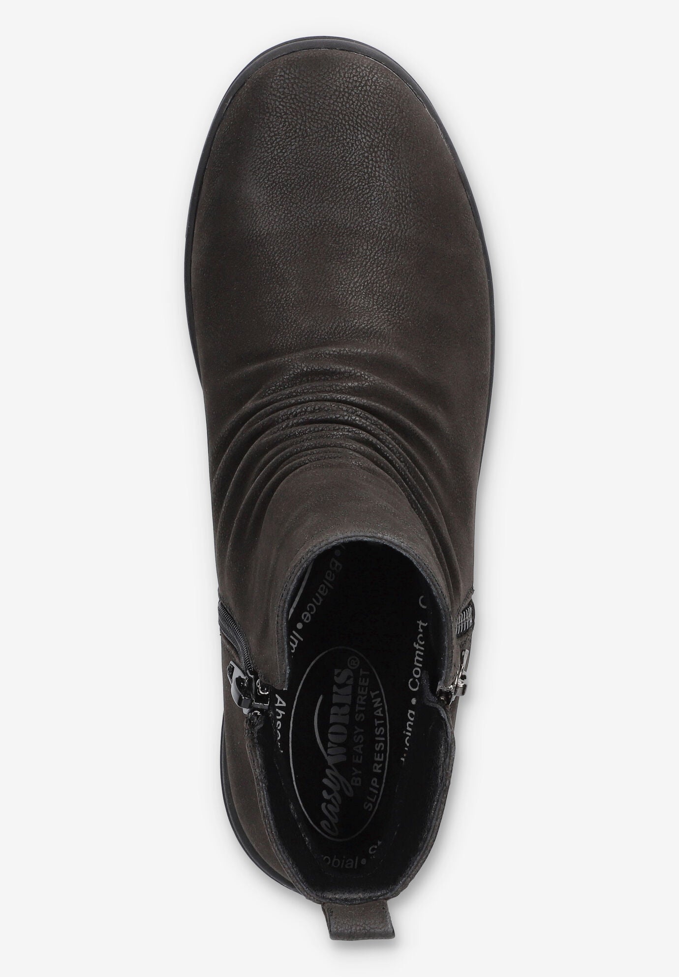 Estella Slip-Resistant Ankle Boot, BLACK, alternate image number 6