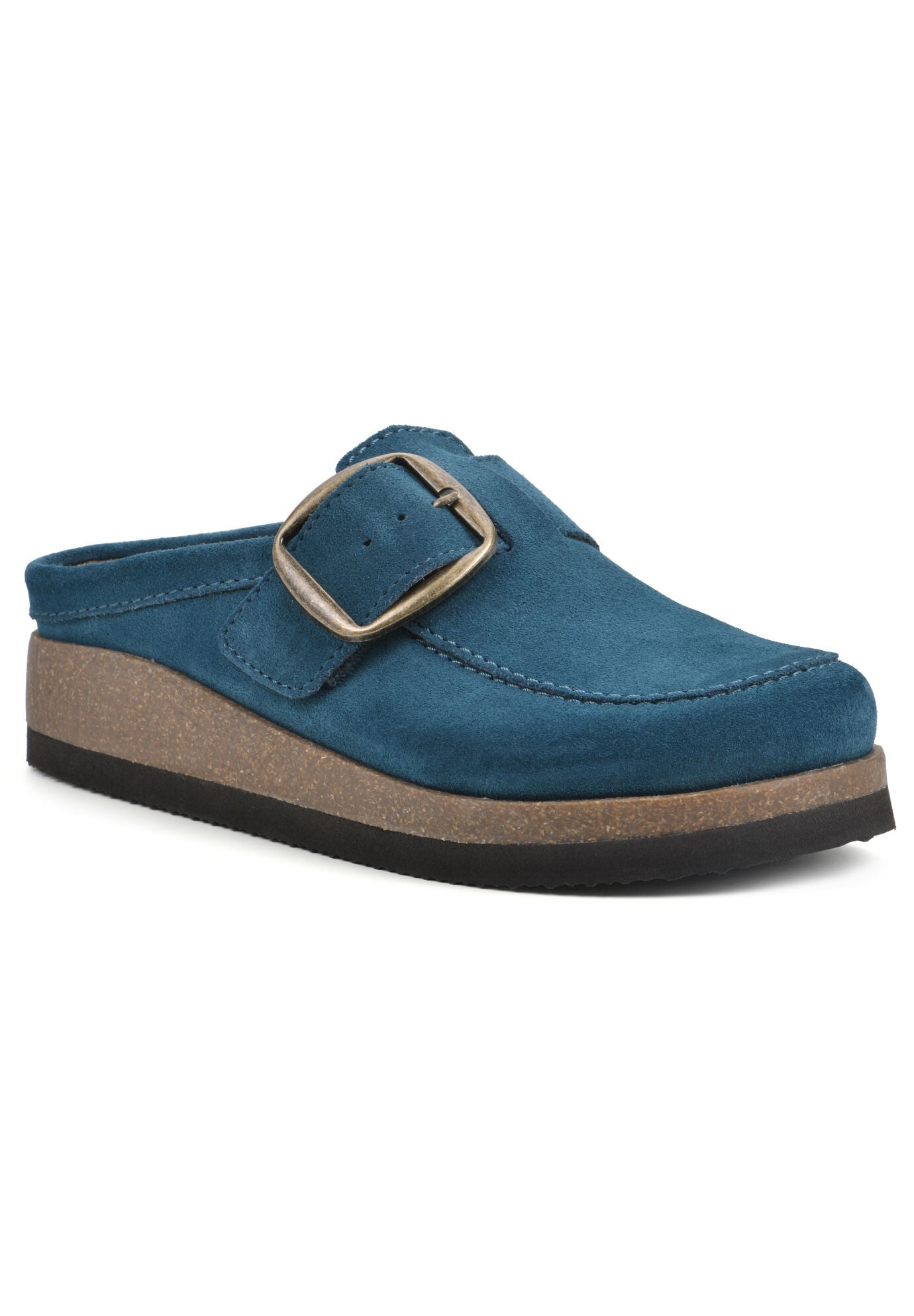 Bueno Casual Flat, BLUE SUEDE, hi-res image number 0