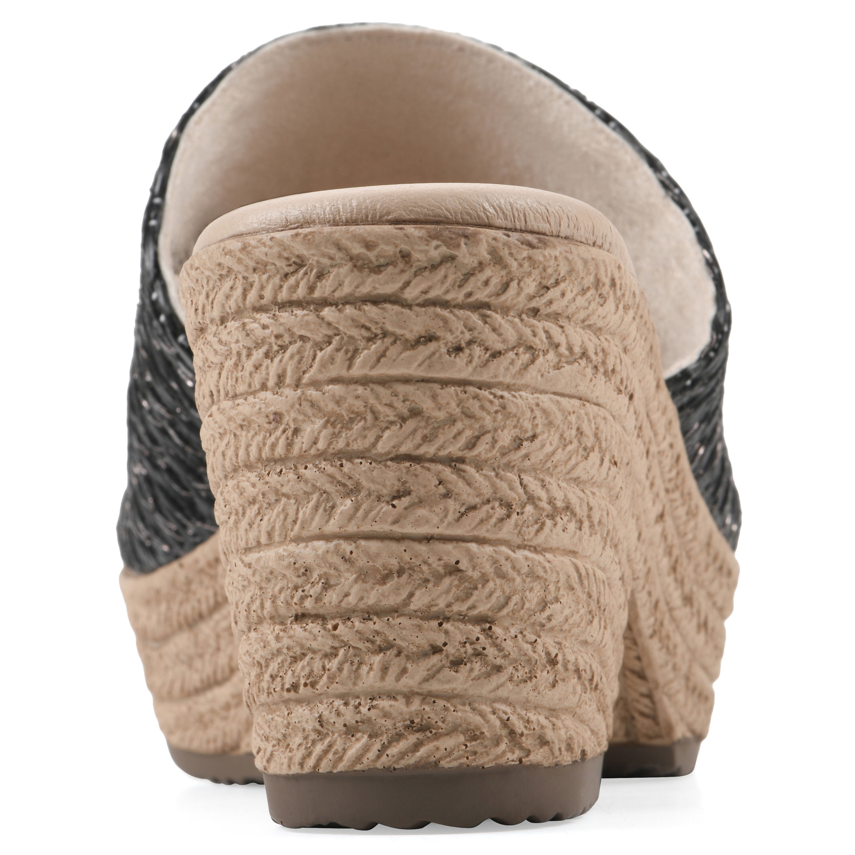 Biancia Wedge Sandal, BLACK METALLIC, on-hover image number 1