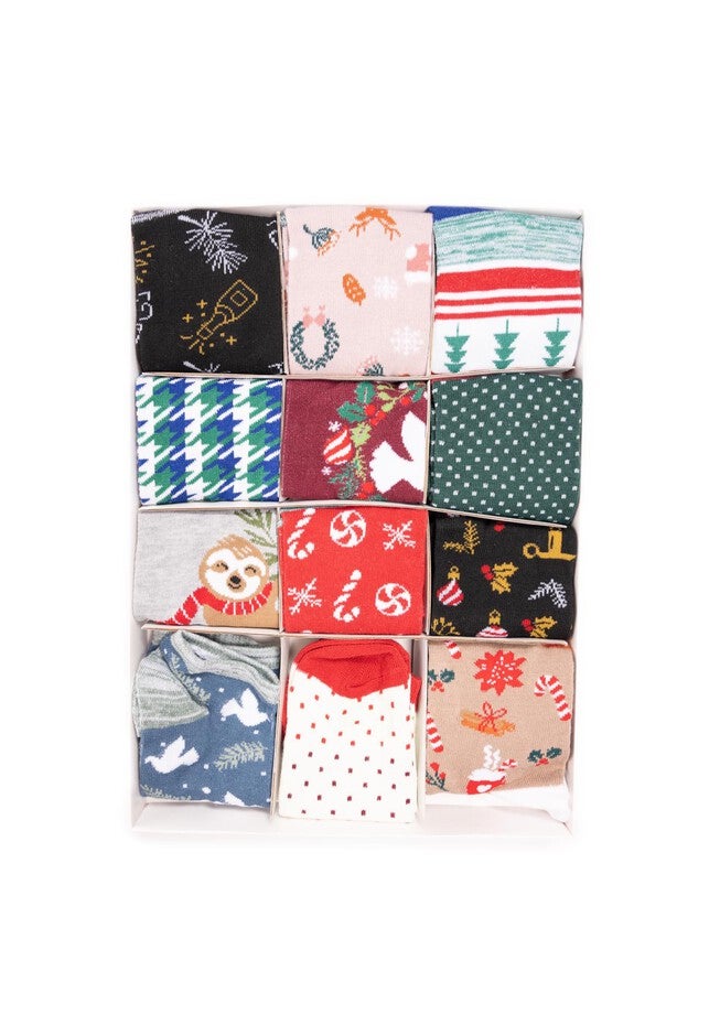 12 Days Of Christmas Socks, , on-hover image number null