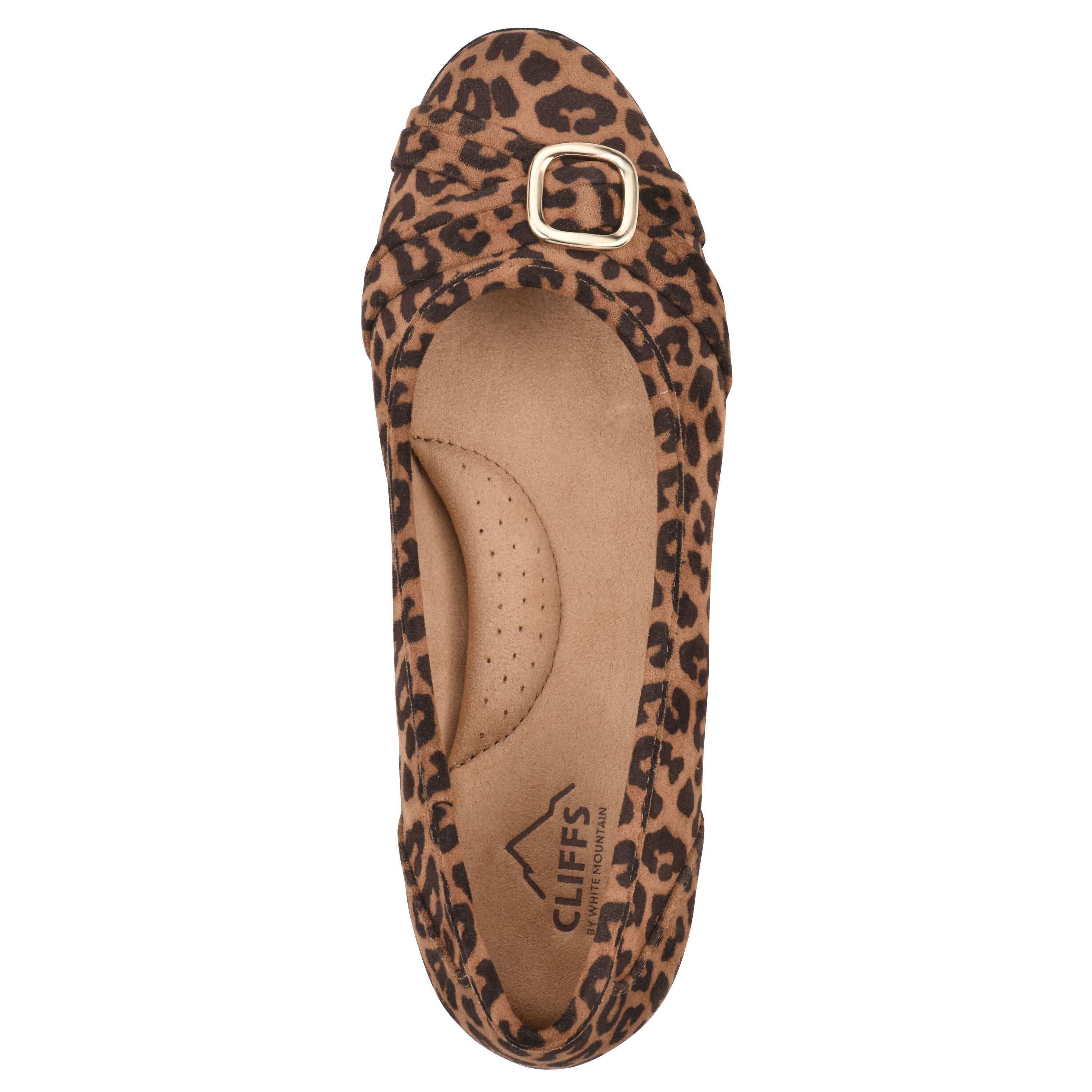 Calming Ballet Flat, DARK TAN LEOPARD, alternate image number 4