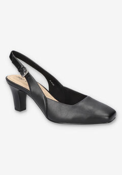 Ritsa Square Toe Slingback Pump