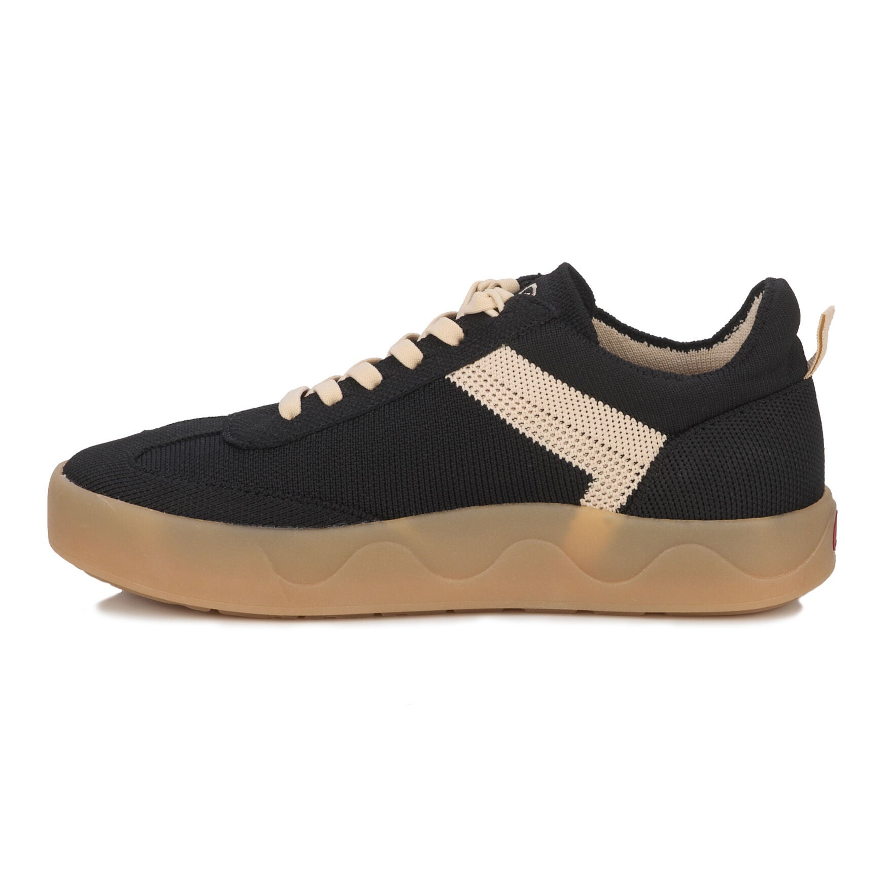 Stella Stretch Knit Sneaker, BLACK TAN, alternate image number 4