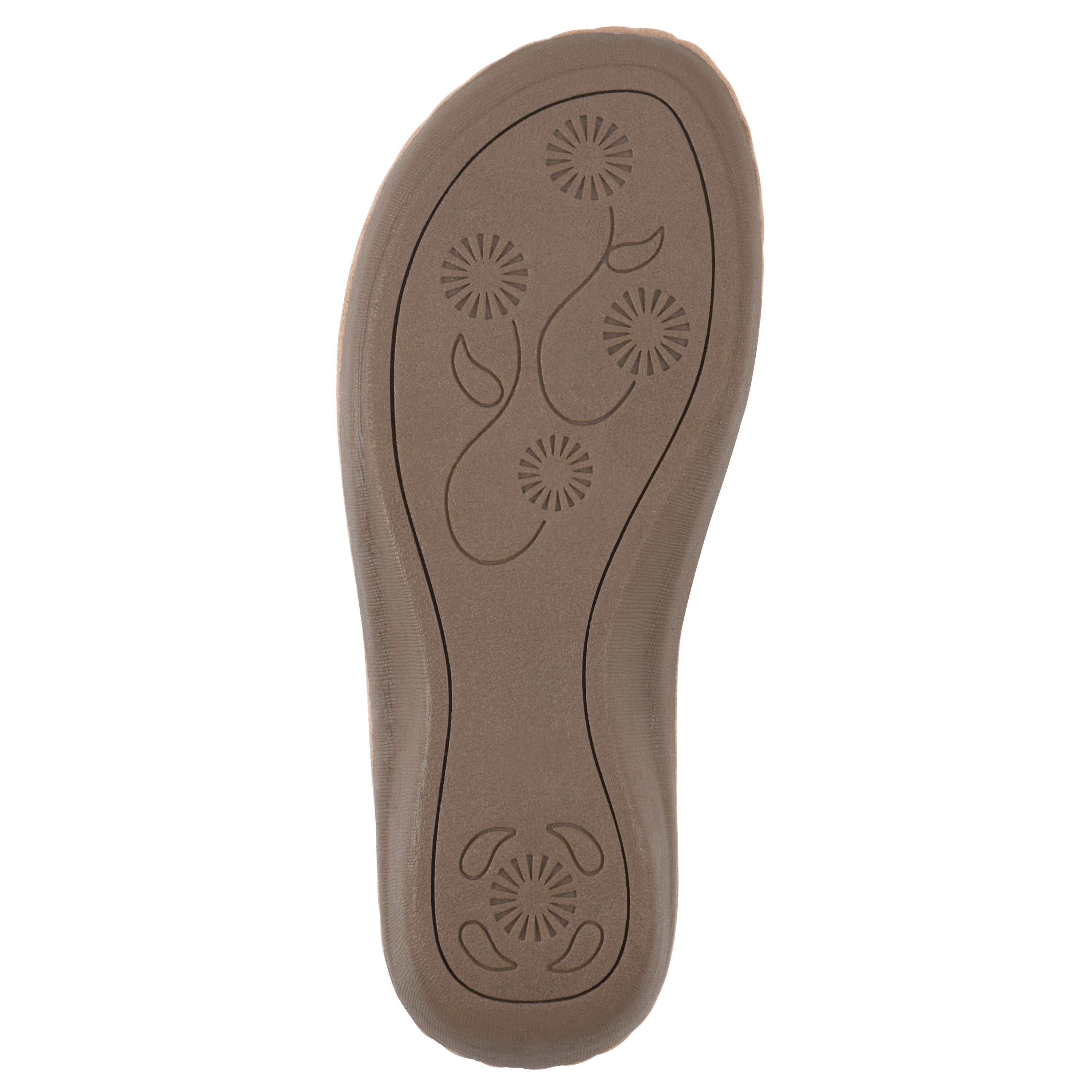 Cashlyn Floral Mini Wedge Sandal, TAN SMOOTH, alternate image number 5