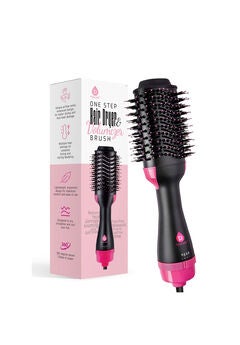 Hot Hair/Volumizer Brush Straightener