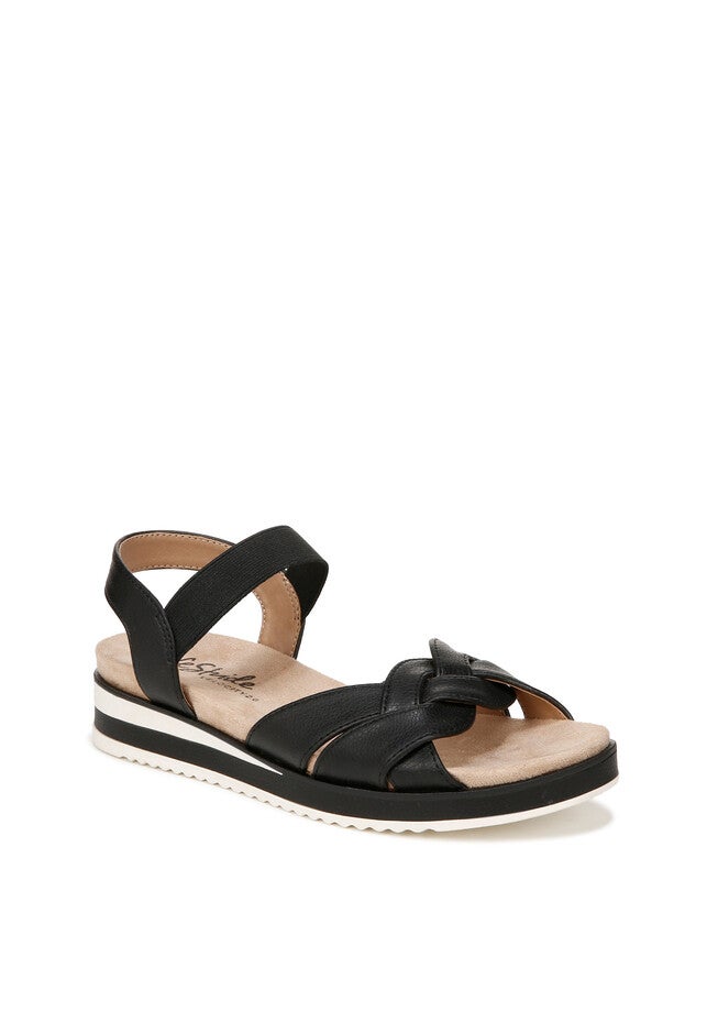 Zuri Sandal, BLACK FABRIC, hi-res image number 0