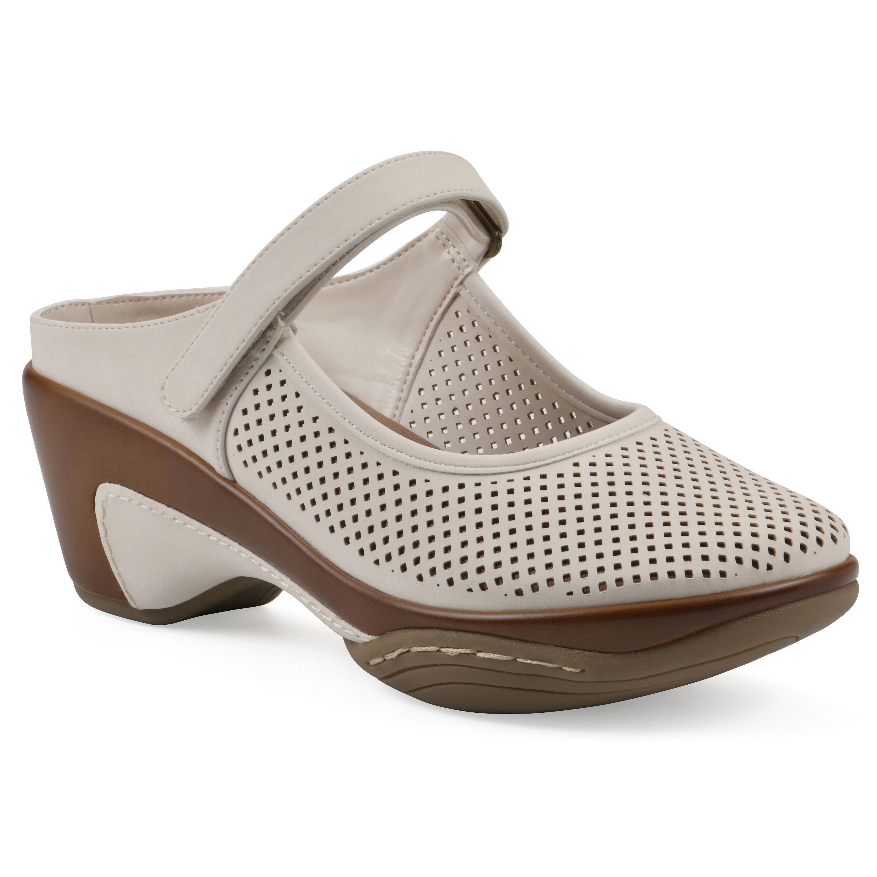 Vinto2 Mary Jane Clog, EGGSHELL, hi-res image number 0