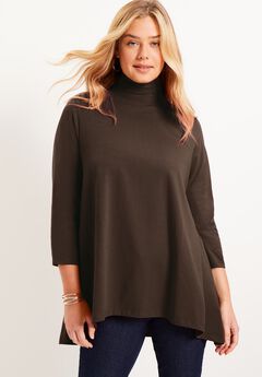 One+Only Mock-Neck Tunic