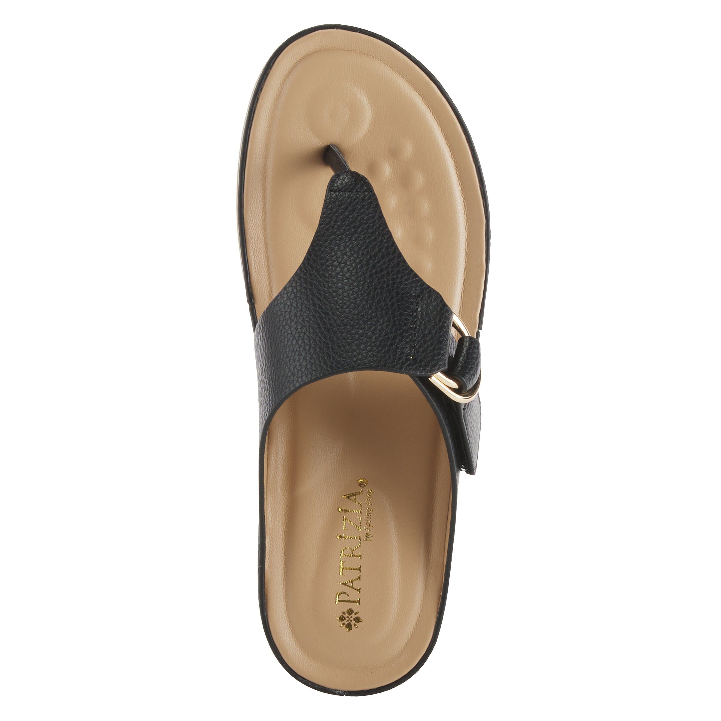 Rozeta Thong Sandal, BLACK, alternate image number 3