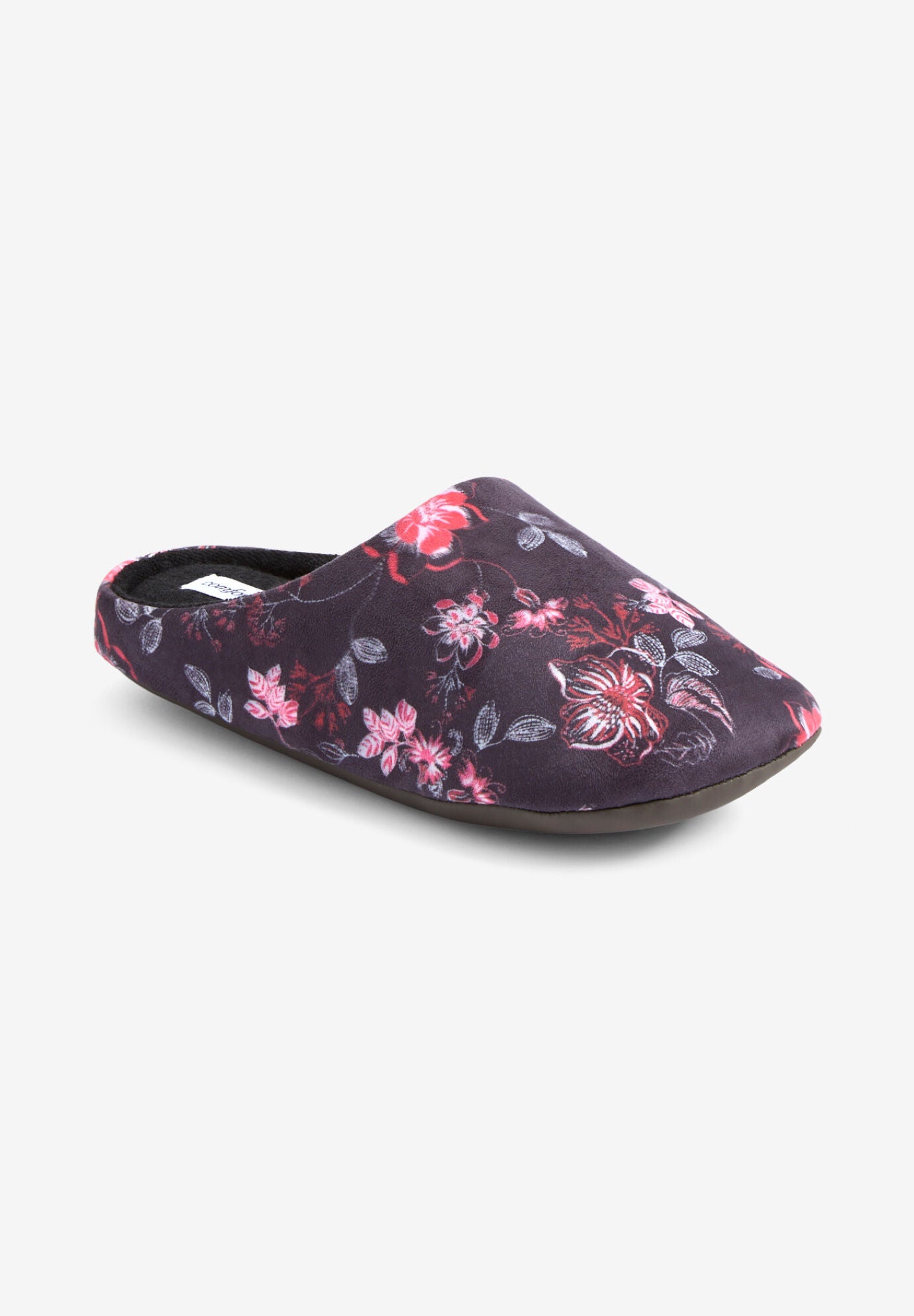 Woman within top slippers