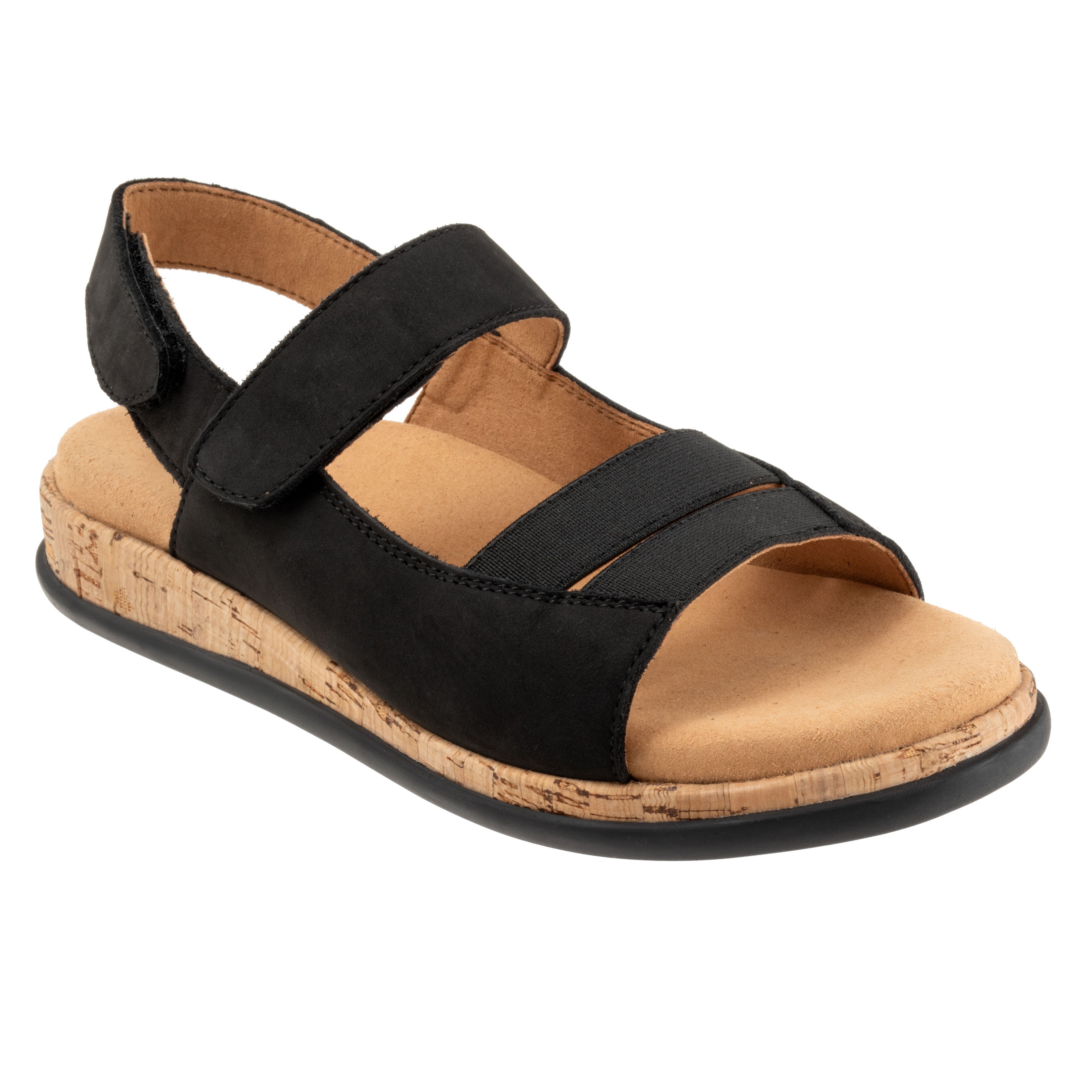 Gemini Sandal, BLACK NUBUCK, hi-res image number 0