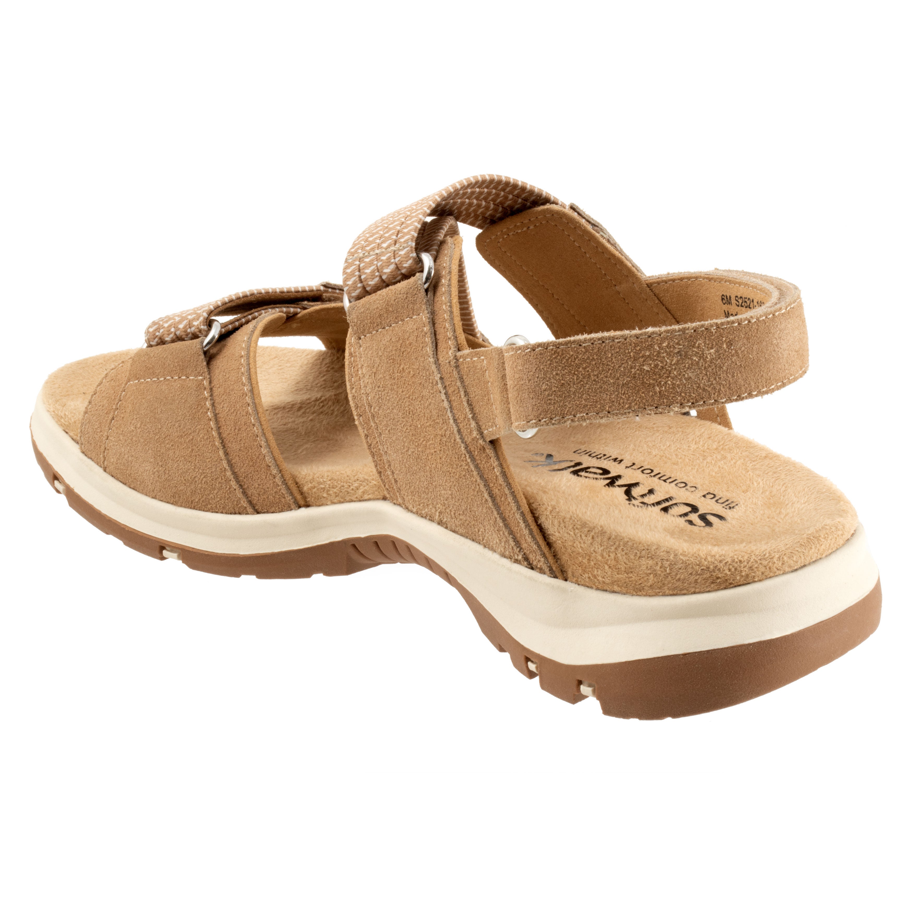 Oahu Sandal, BEIGE SUEDE, on-hover image number 1