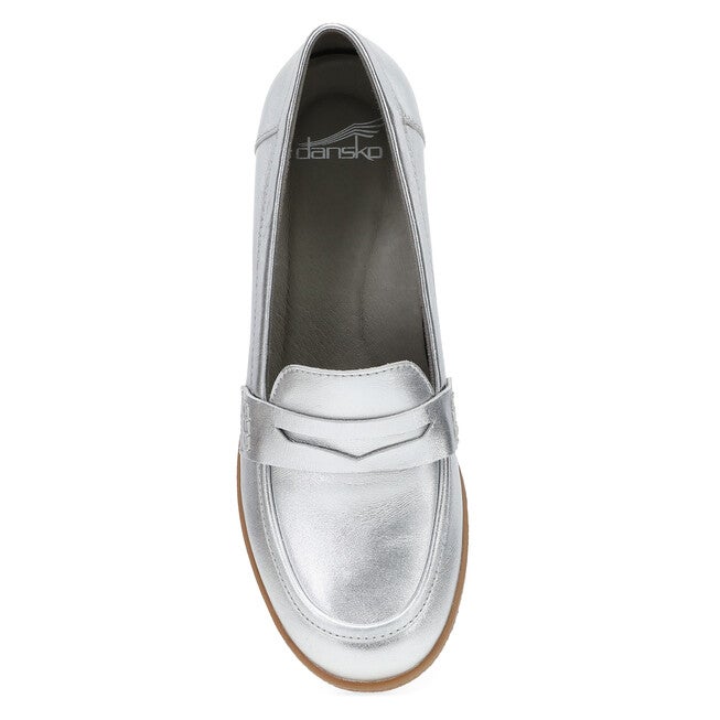 Danica Slip On Loafer, SILVER, alternate image number 5