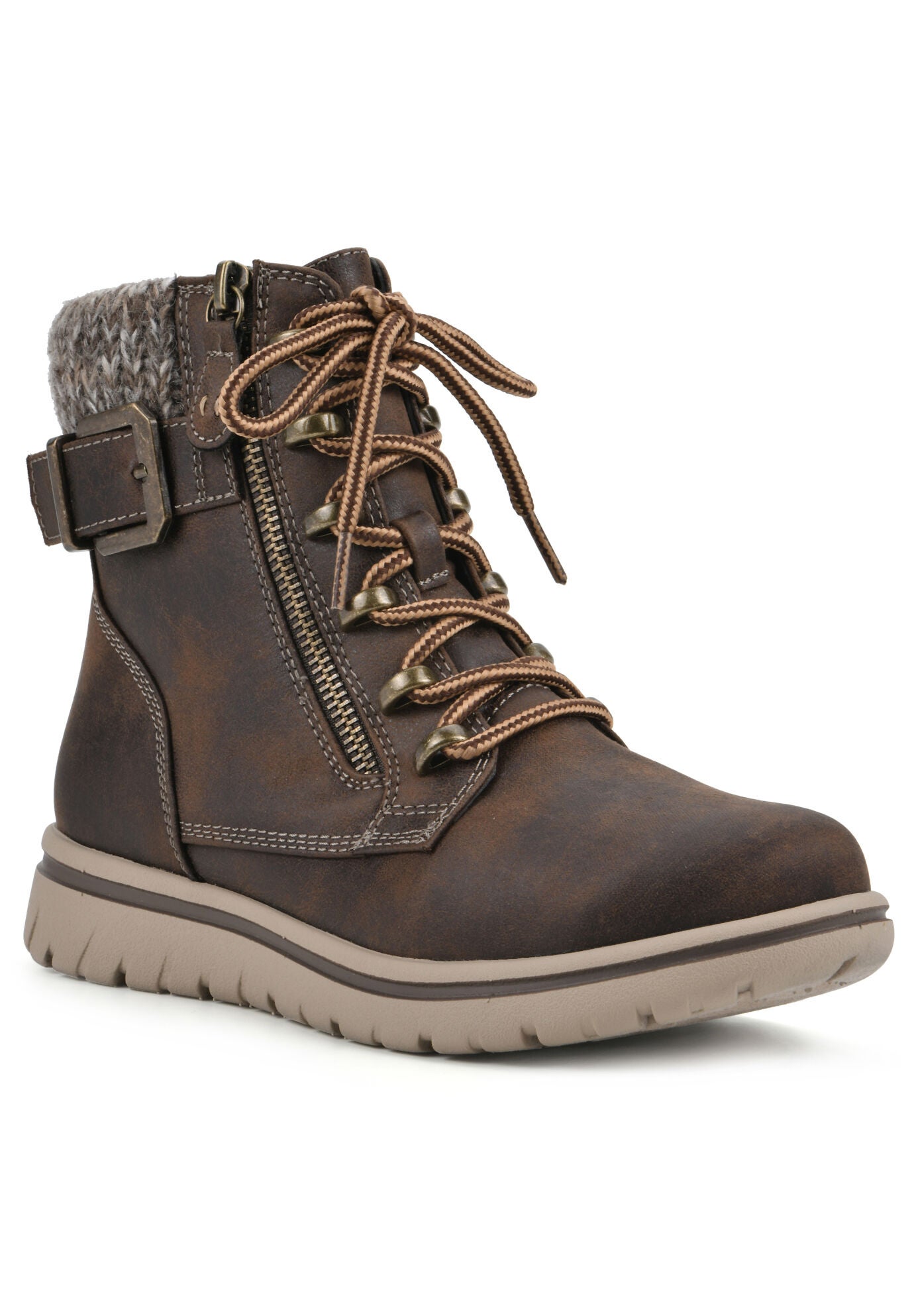 Hearten Bootie, BROWN FABRIC, hi-res image number 0