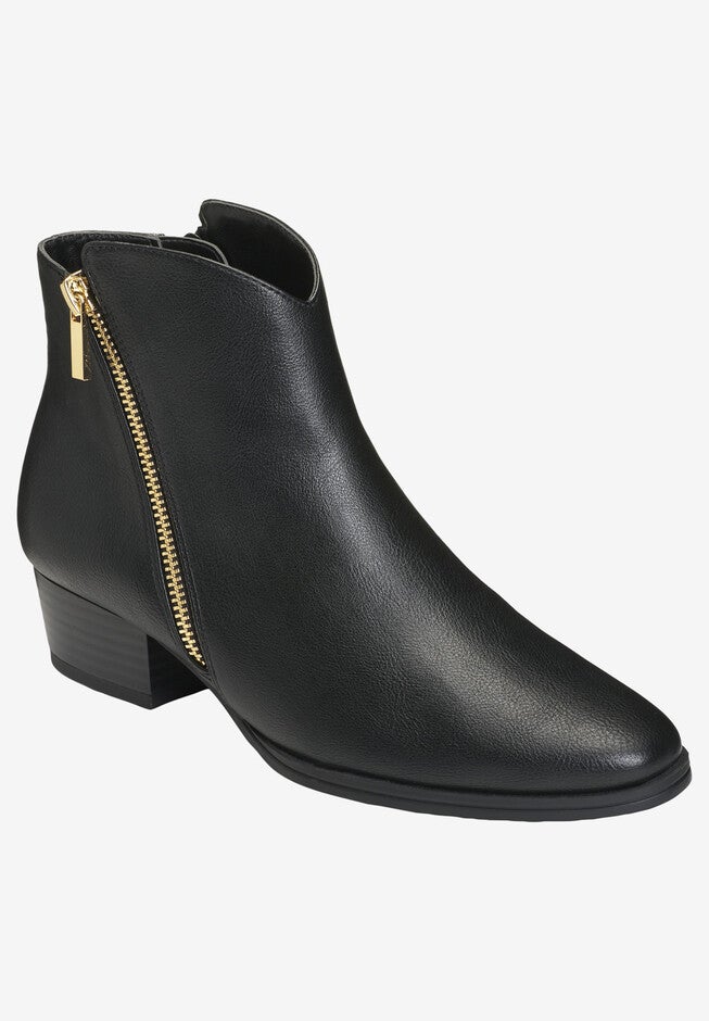 Cross Over Bootie by A2 by Aerosoles®, BLACK, hi-res image number null