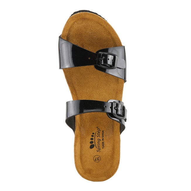 Bynum Sandal, BLACK PATENT, alternate image number 3