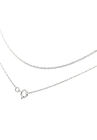 Solid White Gold Rope Chain Necklace Unisex Chain 20", , alternate image number null