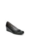 Groovy Wedge , BLACK LEATHER, hi-res image number null