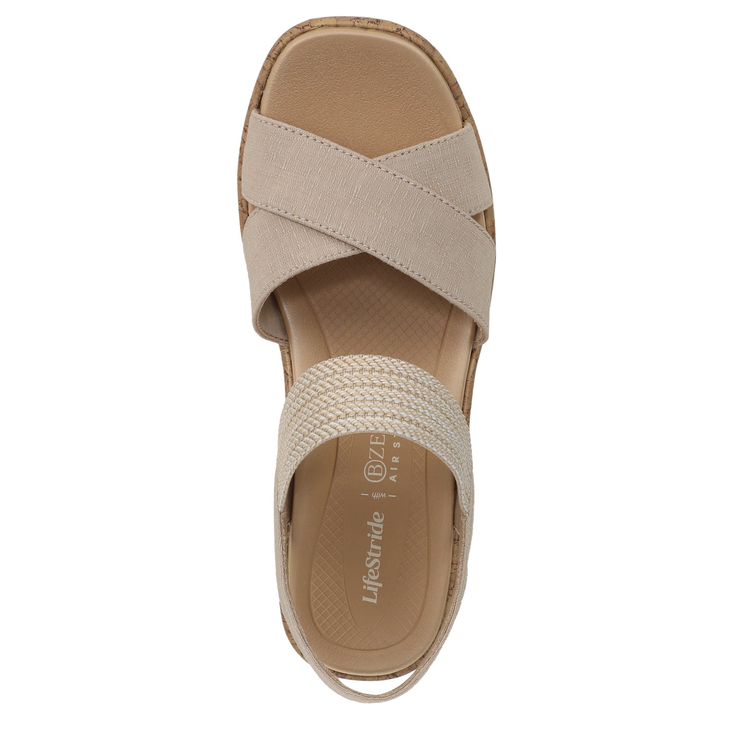 Verity Platform Sandal, SAND CASTLE TAN, alternate image number 6