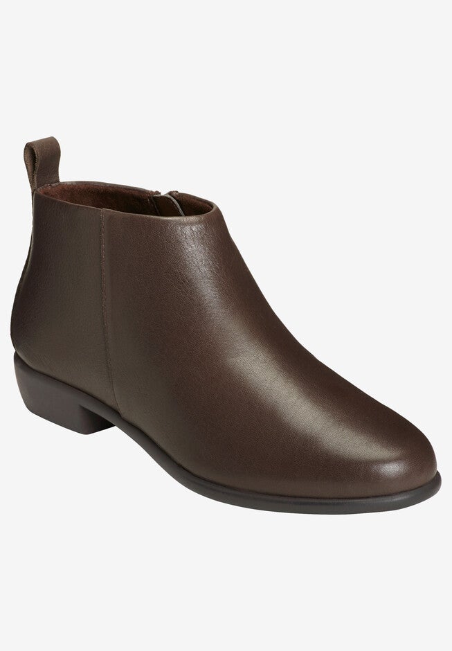Step It Up Booties   , BROWN LEATHER, hi-res image number 0