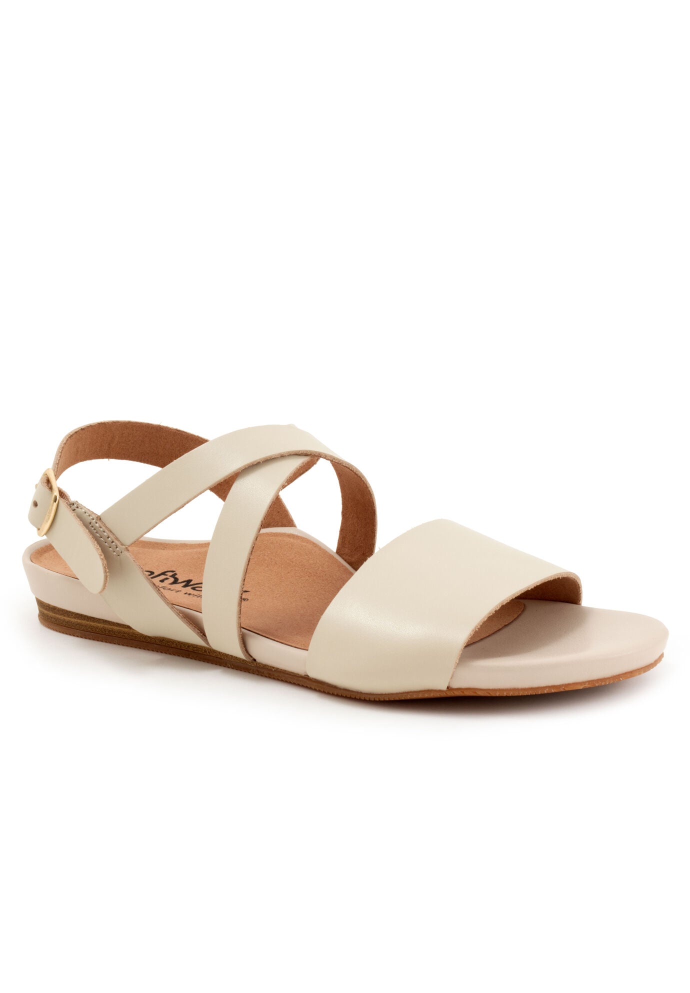 Cali Flat Sandal, IVORY, hi-res image number 0